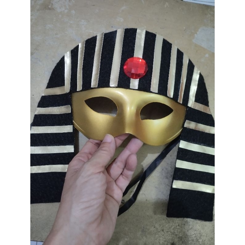 topeng Mesir pharaoh pesta kostum halloween egypt mask