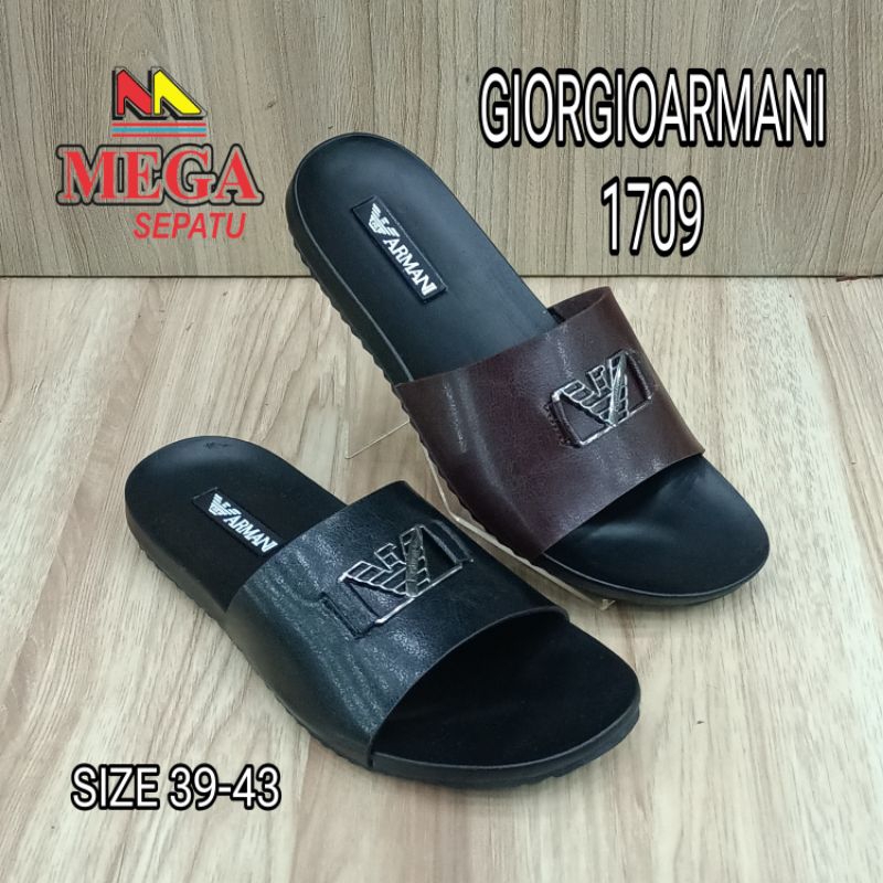 SANDAL PRIA PREMIUM TERBARU MEREK GIORGIO ARMANI 1709