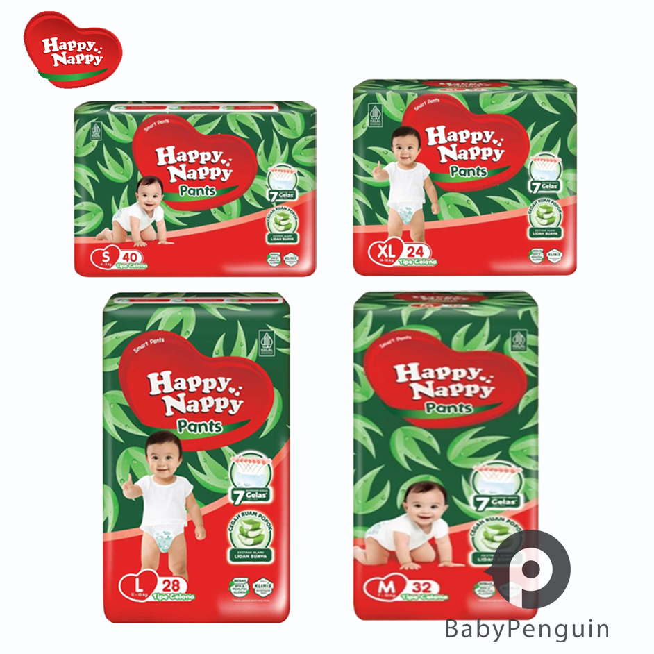 HAPPY NAPPY SMART PANTS [S40 / M34 / L30 / XL26 ]
