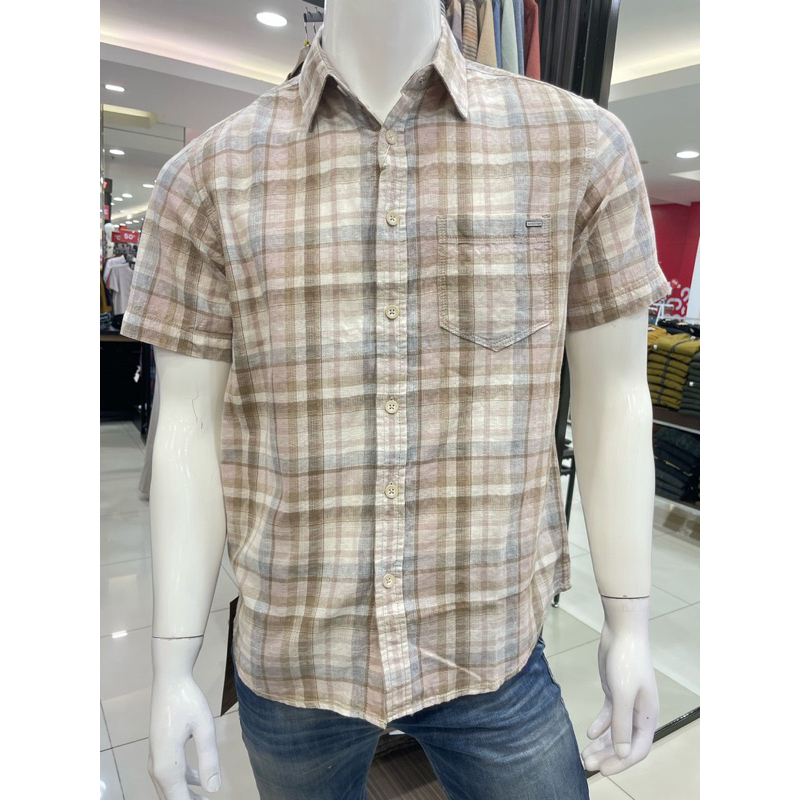 KEMEJA PENDEK WATCHOUT CASUAL NEW ARRIVAL TERBARU S-XXL