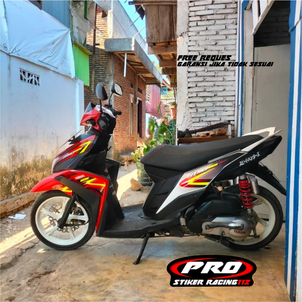 Sticker Striping Mio M3 Mio Z Mio 125 Keren Terbaru - Decal Stiker Setriping Variasi List Motor FREE