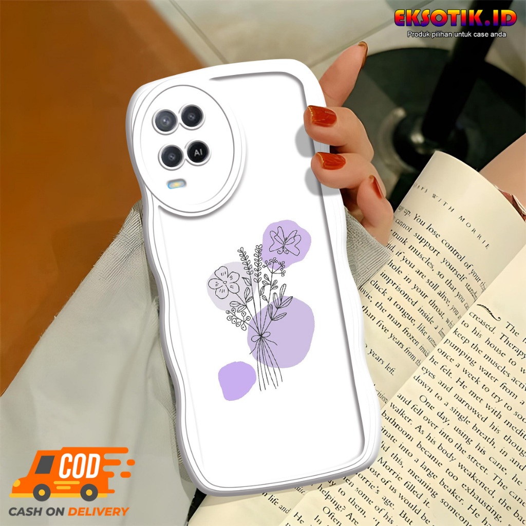 Case Oppo A54 Gelombang - Casing Oppo A54  - Silikon Oppo A54  - Softcase Oppo A54  - Kesing Oppo A5