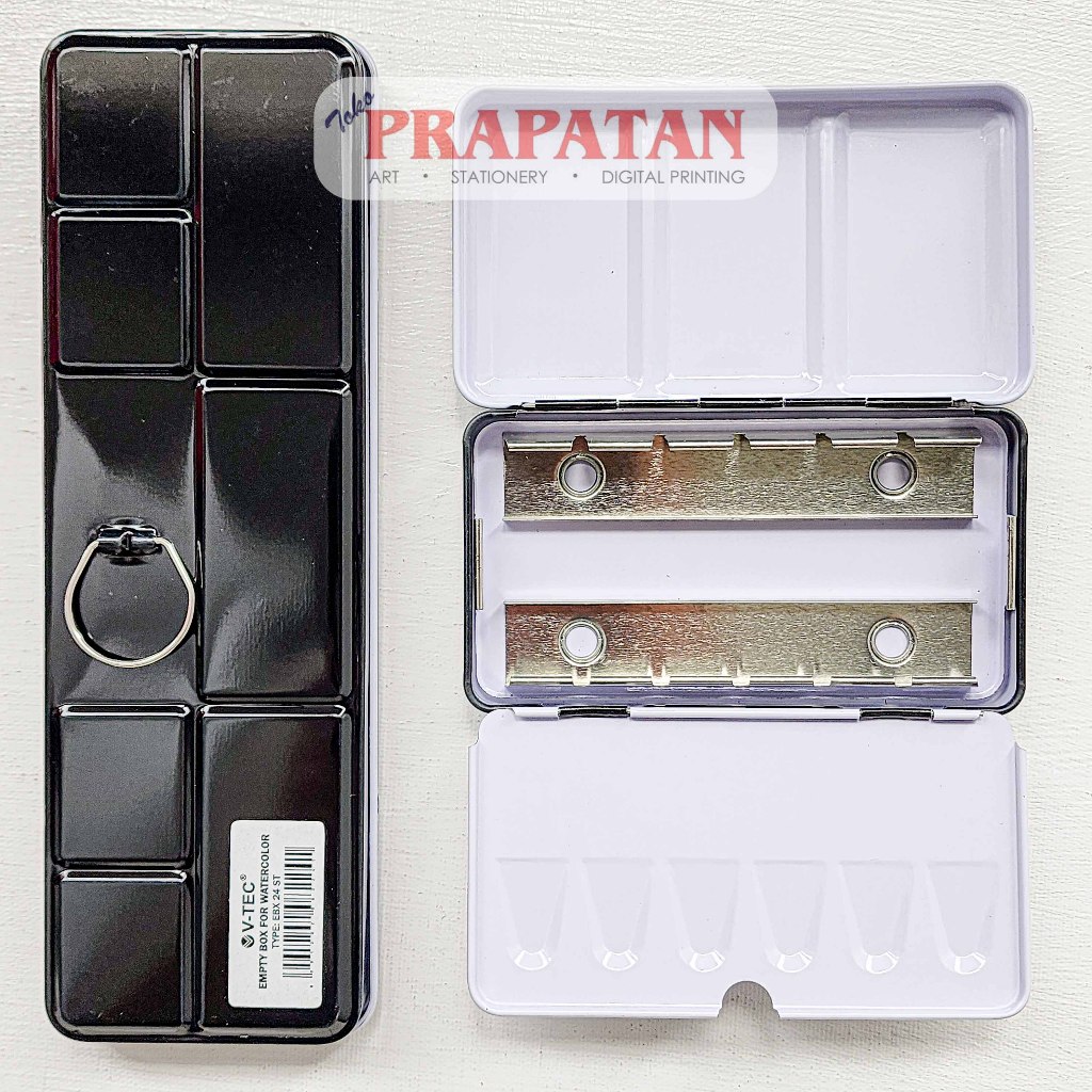 

V-TEC Empty Box for Watercolor EBX ST | Palet Lukis Cat Air