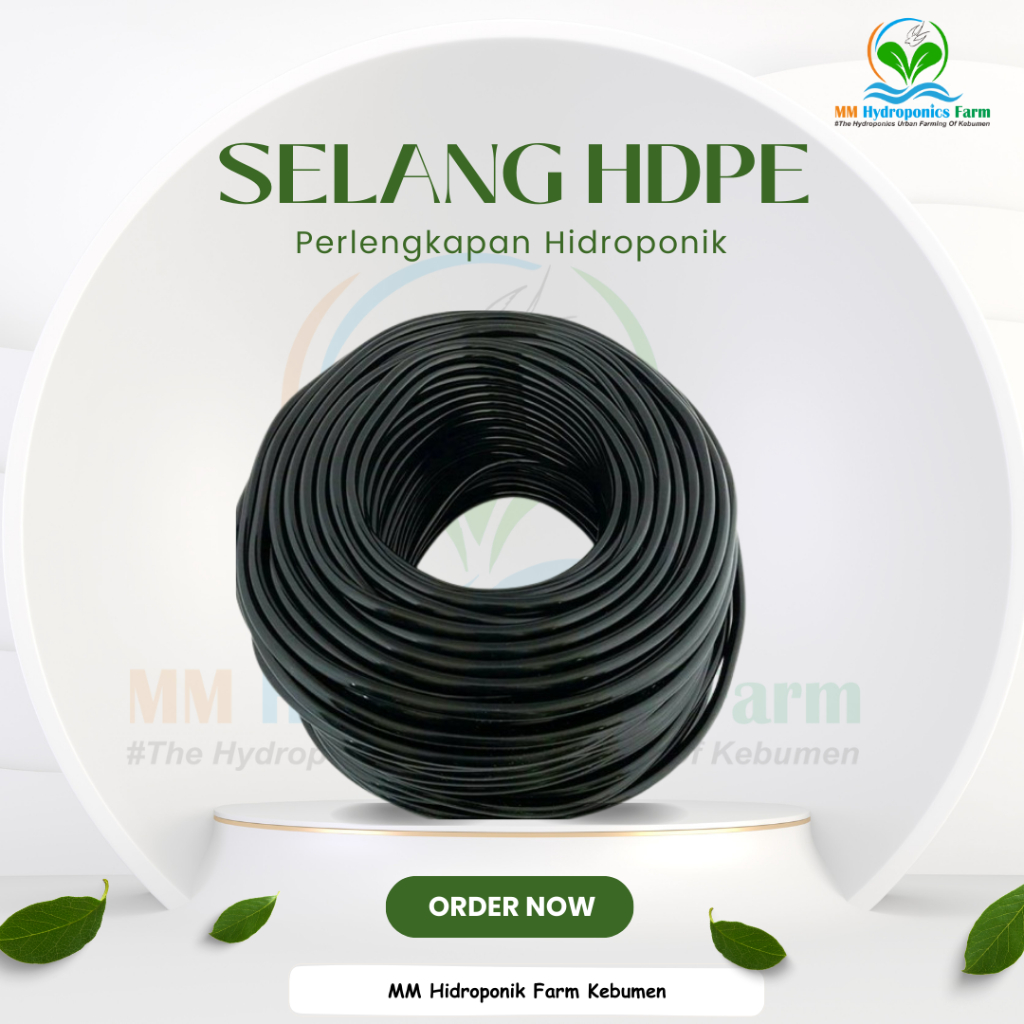 Selang hidroponik  / selang fertigasi hidroponik / selang hitam hidroponik / pressure mist