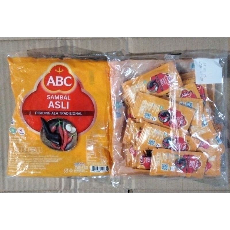 

Sambal ABC sak isi 22 pcs