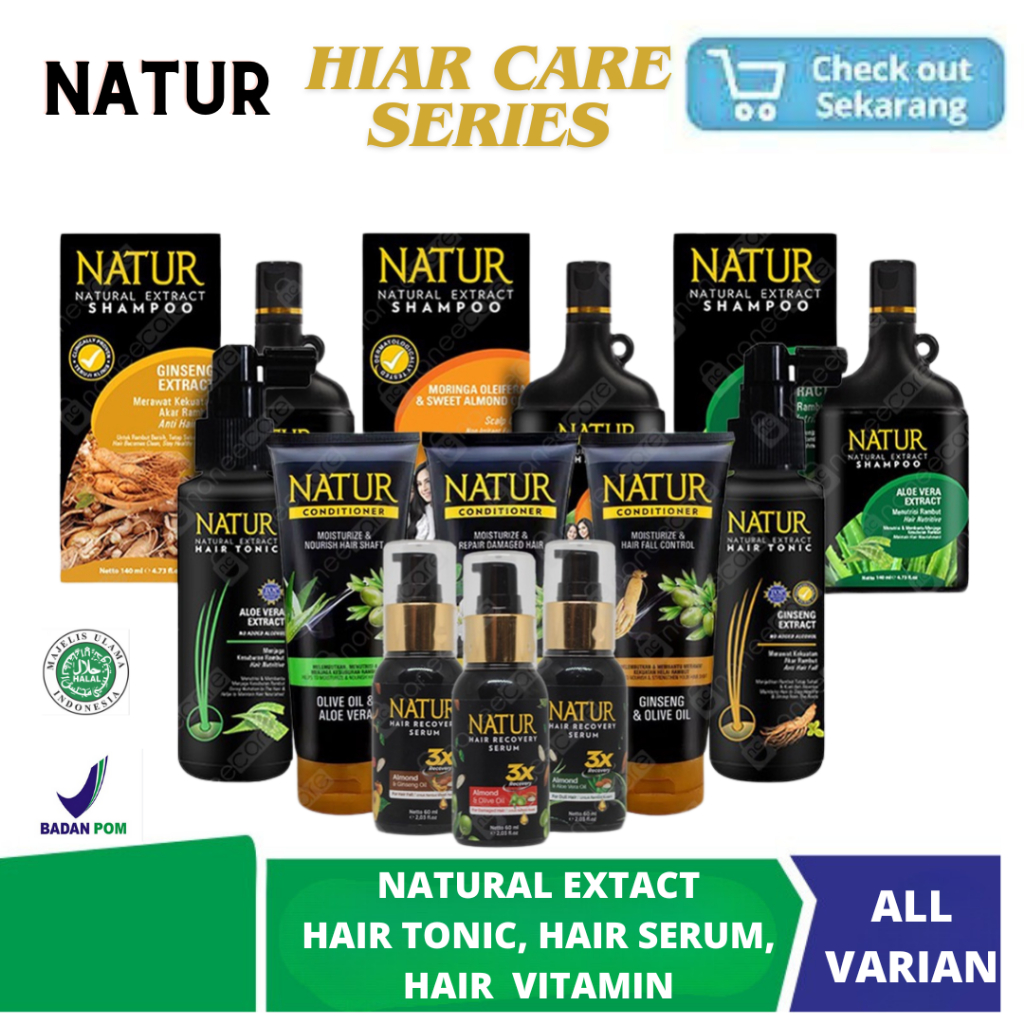 𝗧𝗢𝗞𝗘𝗞𝗔𝗦𝗜𝗠𝗨𝗥𝗔𝗛 - Hair Tonic Natur | Serum Rambut Rontok | Natur Hair Care Series Natur Hair Tonic | H