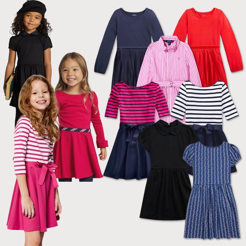 CUCI GUDANG PRL Ralph Lauren Dress anak Original 6 12 Bulan 1 2 3 4 5 6 8 10 12 14 16 Tahun