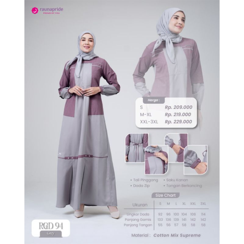 Gamis Dewasa Rauna 2024/ RGD 94