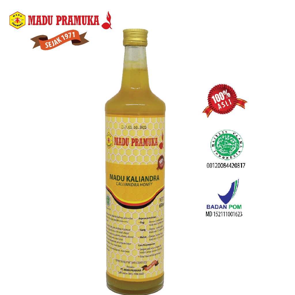 

Madu Pramuka Kaliandra 650ml