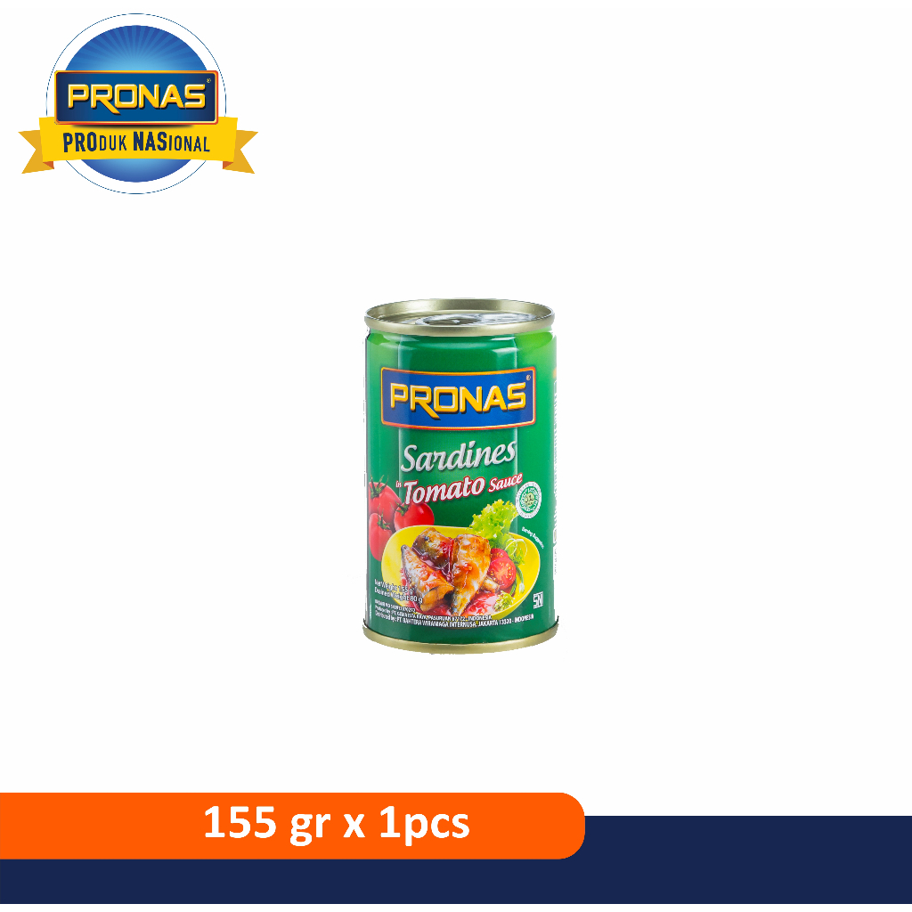 

PRONAS Sarden Tomat 155gr Sardines