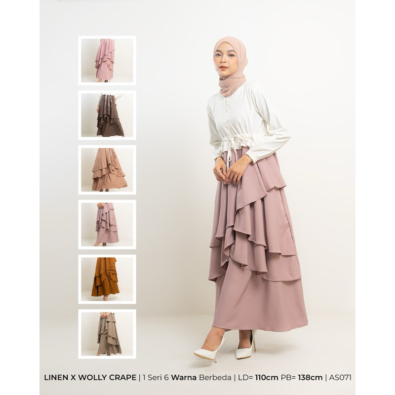 Gamis Wanita Sajeeda Series Kekinian