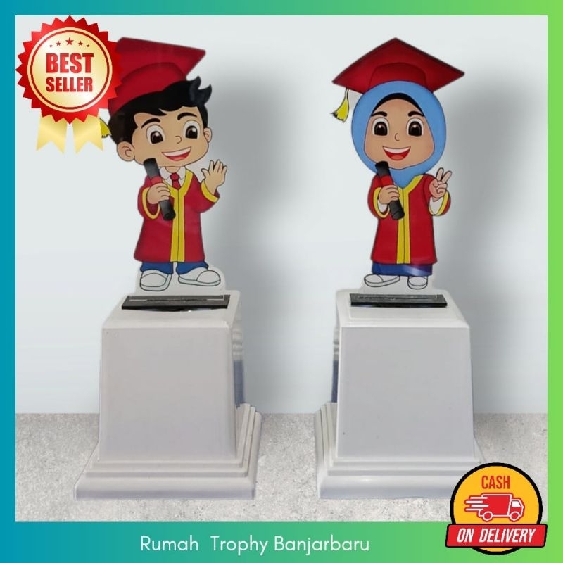 Trophy/Piala Wisuda Akrilik