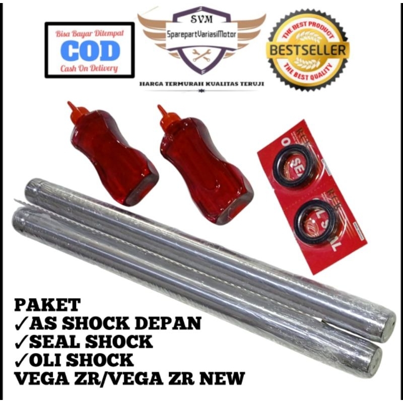 AS SHOCKBREAKER VEGA ZR VEGA ZR NEW OLI SHOCKBREAKER DAN SEAL SHOCK PAKET AS SHOCK DEPAN VEGA ZR