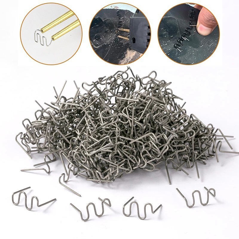 

500pcs/Set 0.8mm Wave Staples / Staples Bumper / Staples Gelombang Untuk Reparasi Bumper Fender