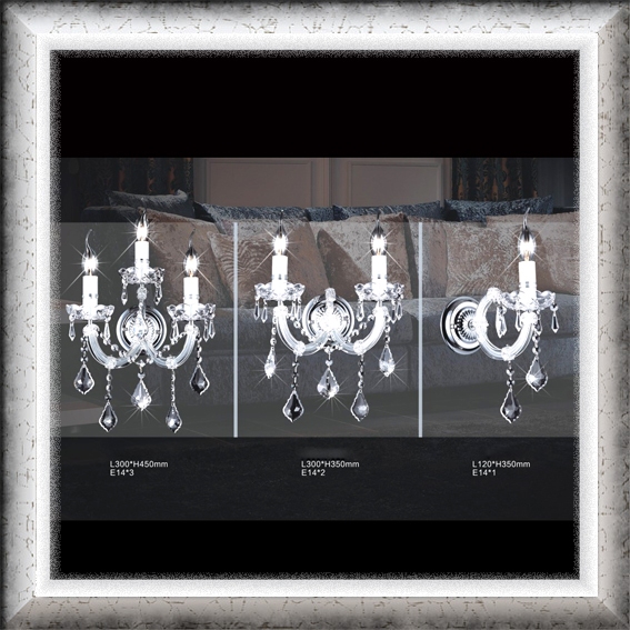 Lampu Hias Dinding candle Crystal Tangkai lilin kaca kristal asli classic modern elegan minimalis li