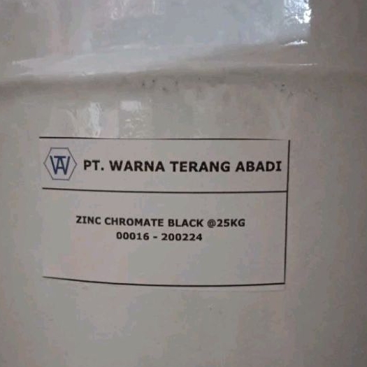 Cat Zinchromate Black 25kg - Cat Dasar meni besi hitam ( KHUSUS GOJEK )