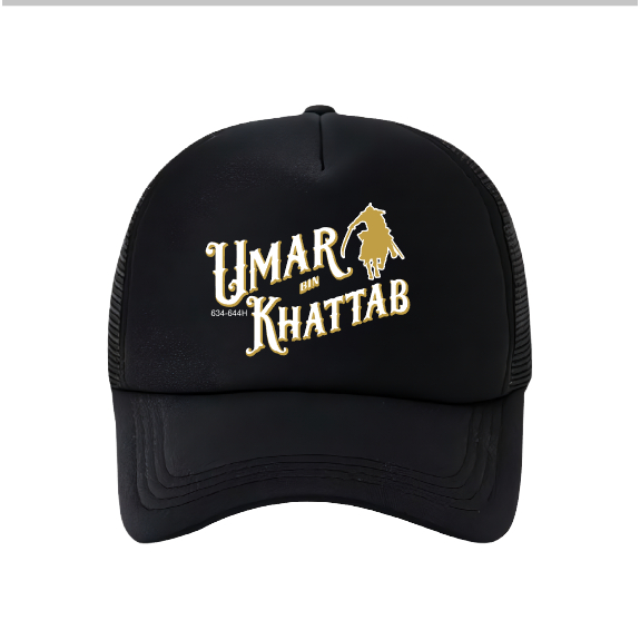 Topi trucker islami islamic Umar Bin Khattab Premium Grosirsweterbandung