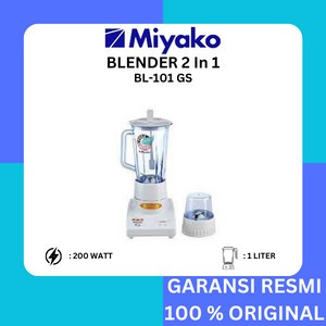 MIYAKO : BLENDER MIYAKO GELAS BL-101 GS