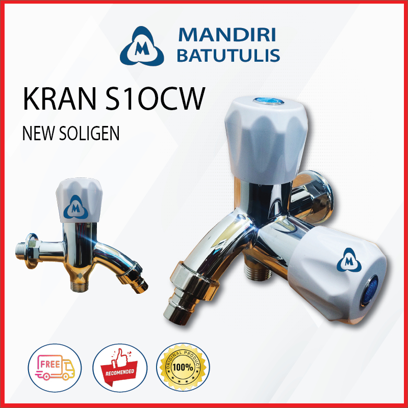 Kran Cabang Shower Double - Kran Bak Kamar Mandi Plastik -Kran Shower