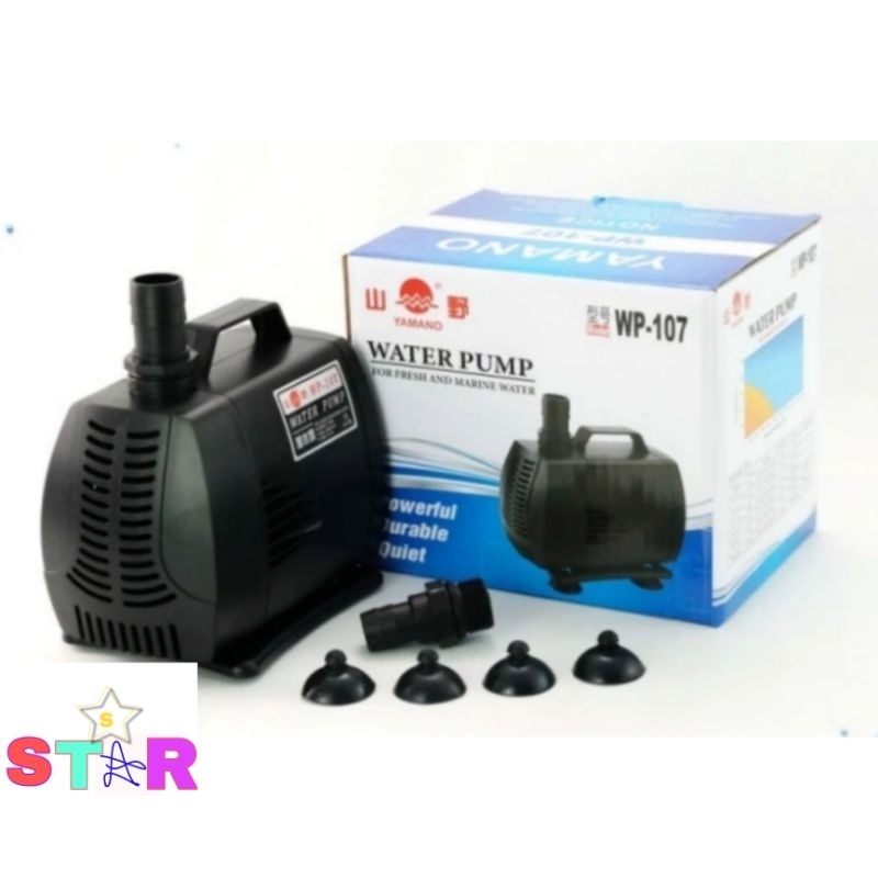 Yamano wp107 Pompa celup kolam / pompa hidroponik yamano wp 107 / water pump
