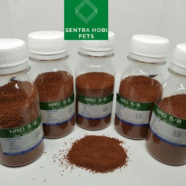 Pelet NRD G8 100gr n mikron Pakan Ikan Guppy dan Cupang Mem
