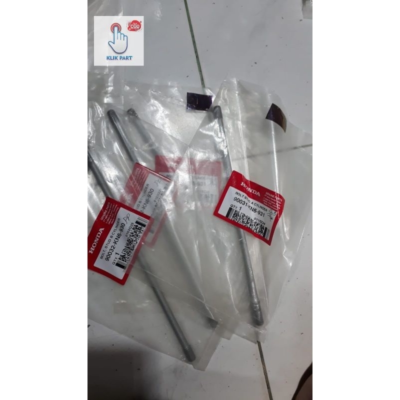 90031-KN6-931 & 90032-KN6-930 baut ancer Cylinder set  Tiger revo dan 2000