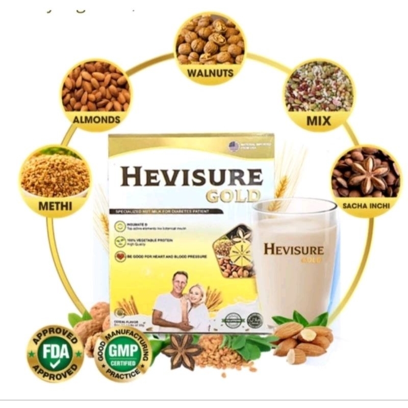 

HEVISURE GOLD PLUS MILK SUSU OBAT DIABETES & KENCING MANIS INSULIN PANKREAS