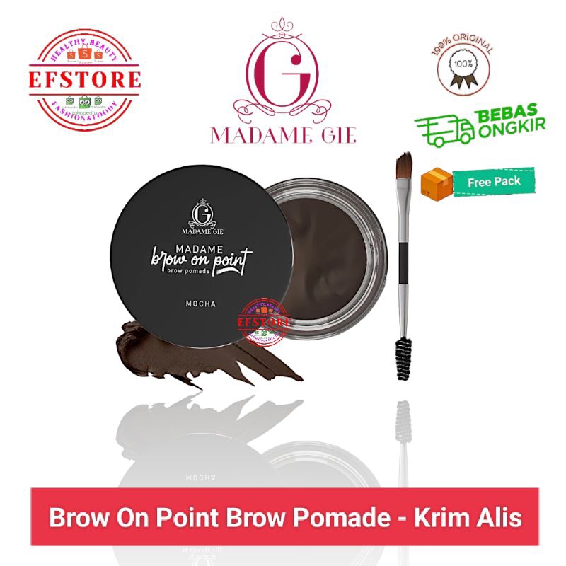 MADAME GIE Brow On Point Eyebrow Pomade - Krim Alis