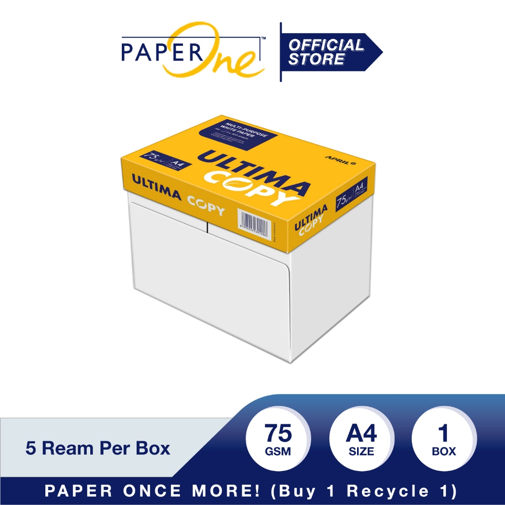 

Ultima A4 75gr Copier 1 Box (2500 lembar) Kertas HVS