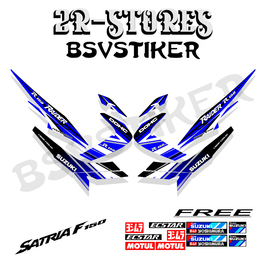 satria fu barong 4, striping satria fu 150 barong grafis, striker satria raider 150, satria fu lama,
