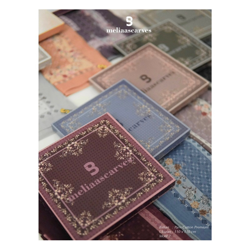 MELIAA SCARVES VOAL MOTIF PREMIUM PRINTING SUBLIM