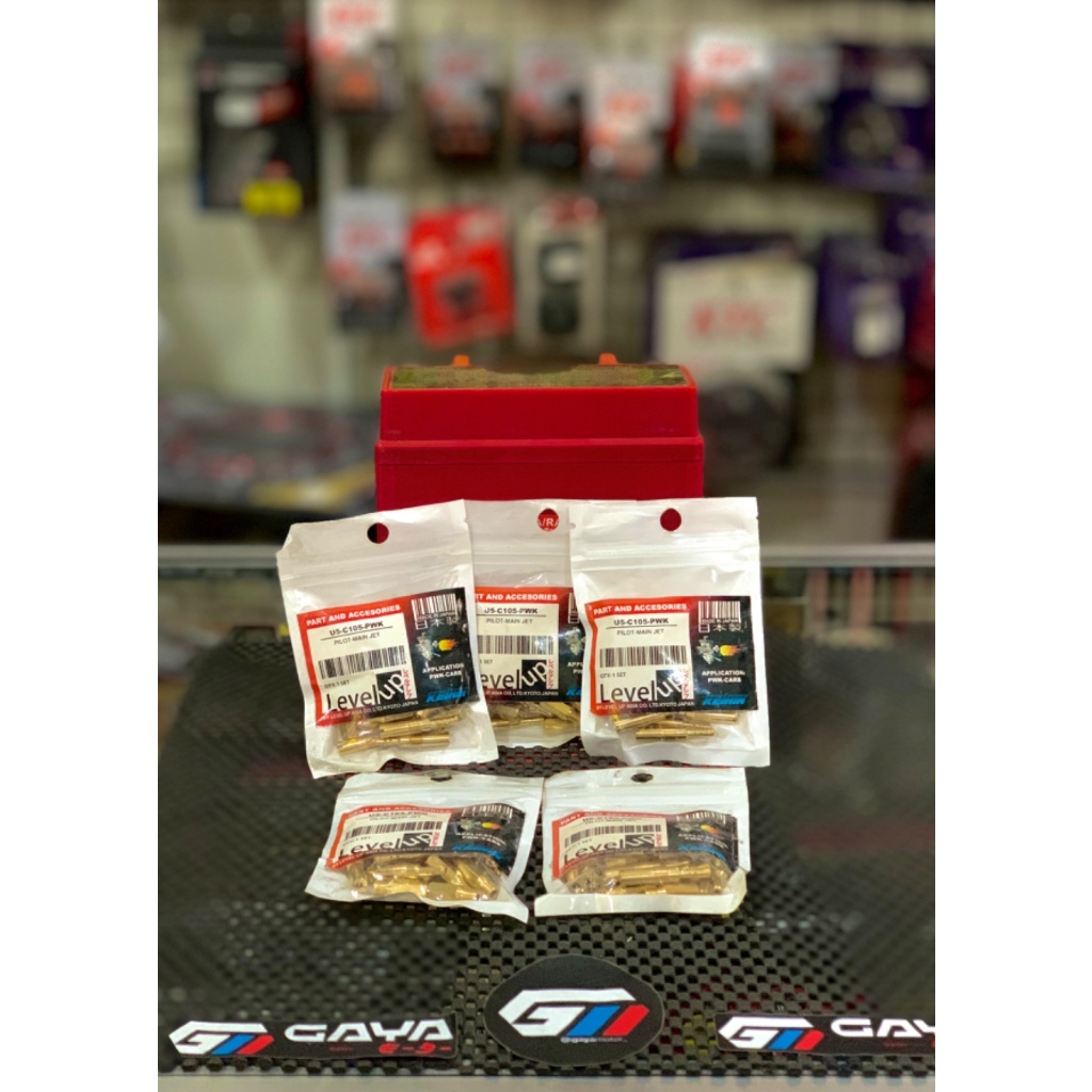 level up spuyer mainjet pilotjet pwk - pilot jet main jet set 20pcs karburator pwk