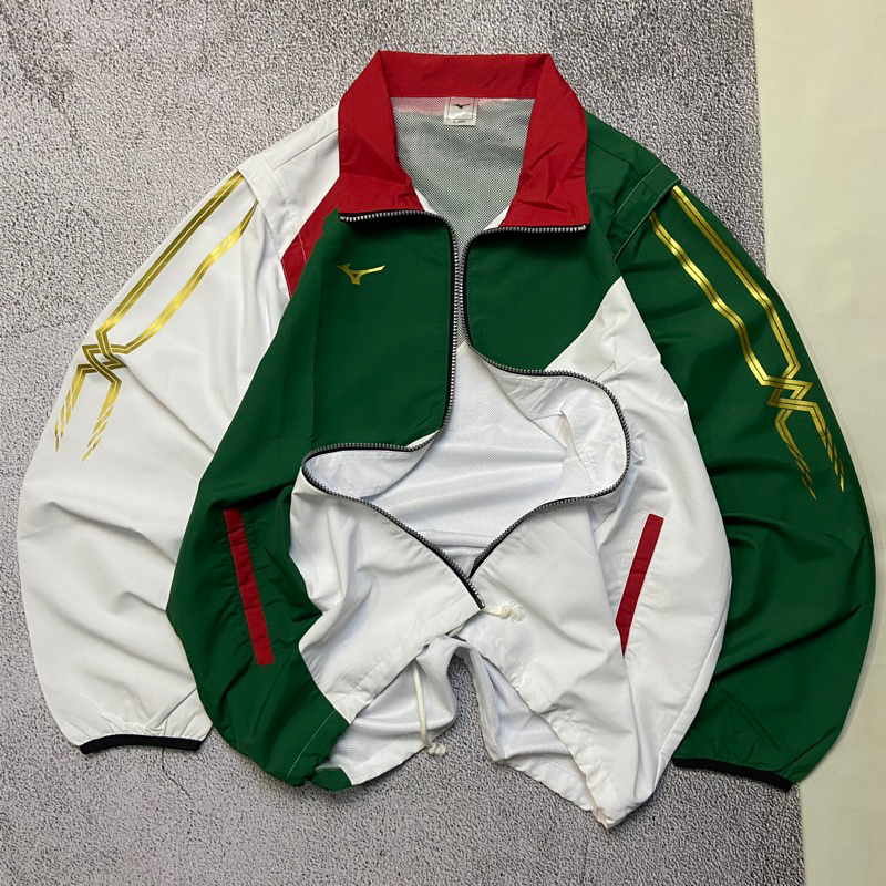 Jacket windbreaker vintage colourblock MIZUNO