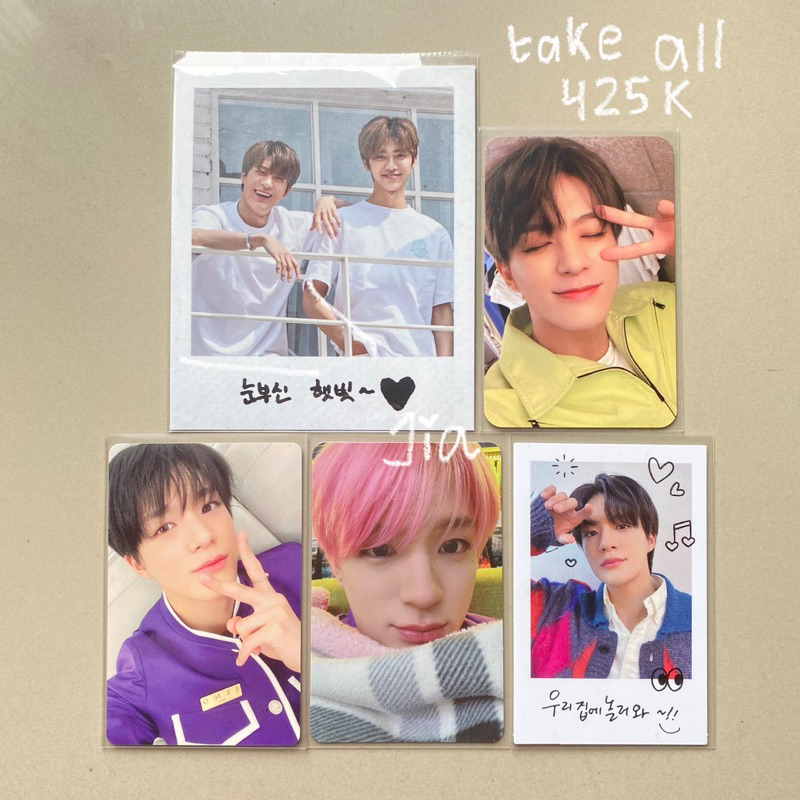 jeno photocard polaroid jeno jaemin nomin summer vacation sumvac nct home keycard sg22 photopack sg2