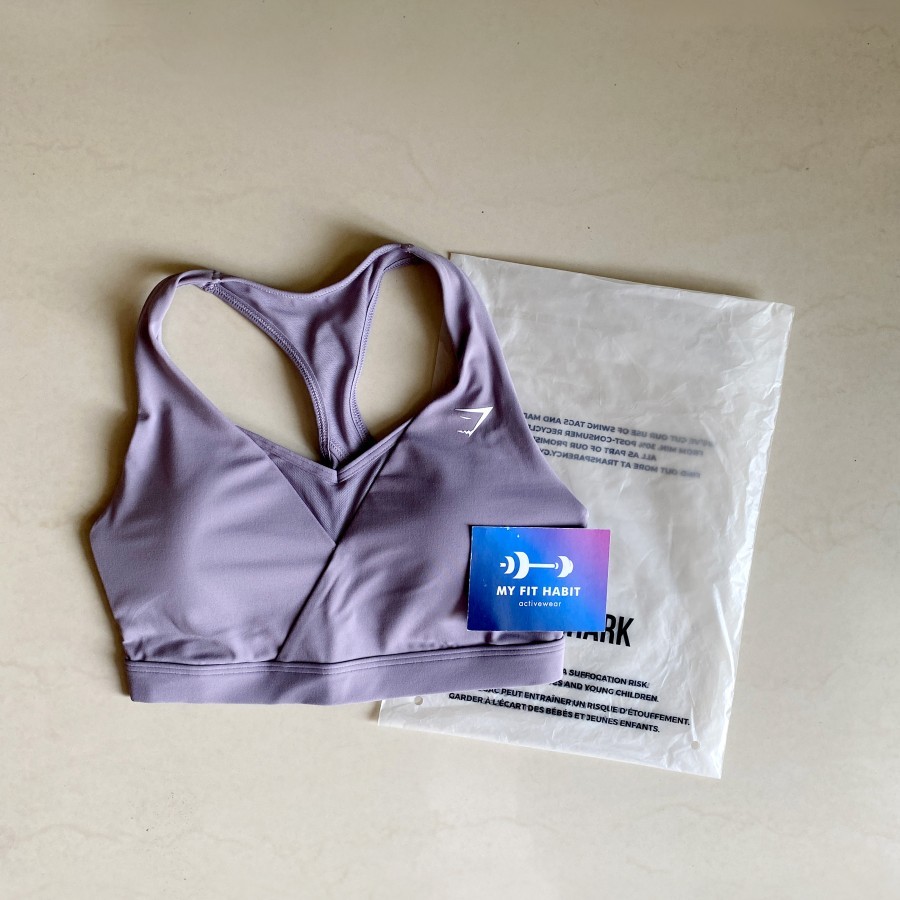 Gymshark Crossover Sports Bra - Pakaian Olahraga Wanita (READY)