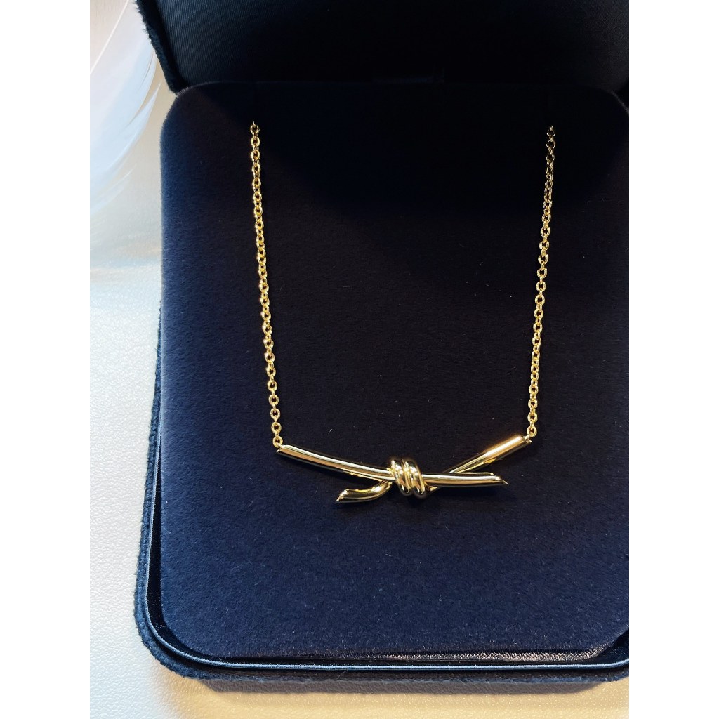 Kalung tali simpul Tfn EMAS 17k AU 750