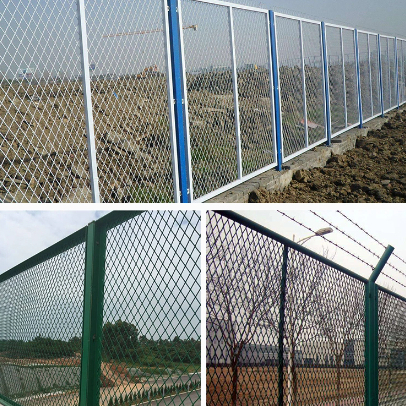 Expanded Metal Mesh F 1628 Kawat Ram Besi ukuran 1.20 x 2.40m