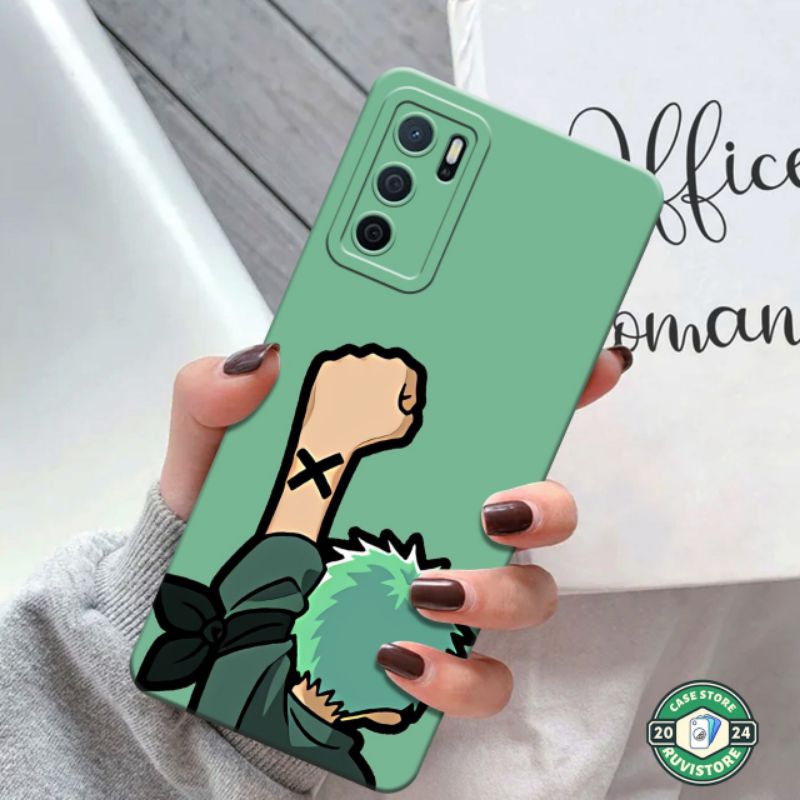 Case One Piece Oppo A16 Roronoa Zoro Custom