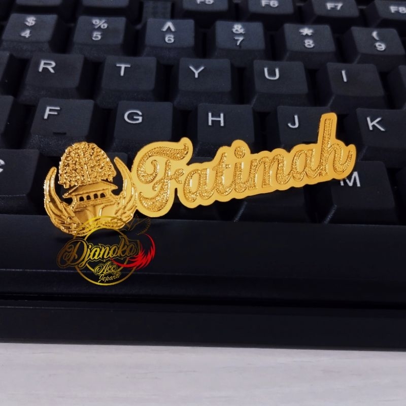 Bros Korpri Custom Nama Custom Logo Lapis Emas