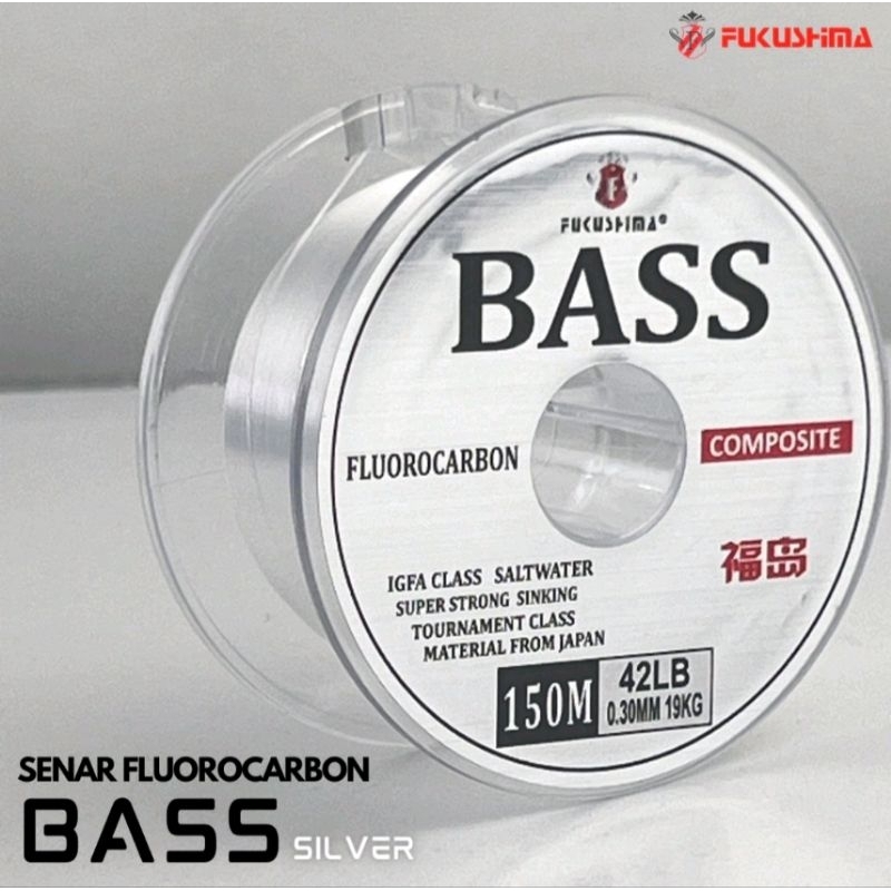 senar fluorocarbon fukushima BASS salt wster 150m anti kriting