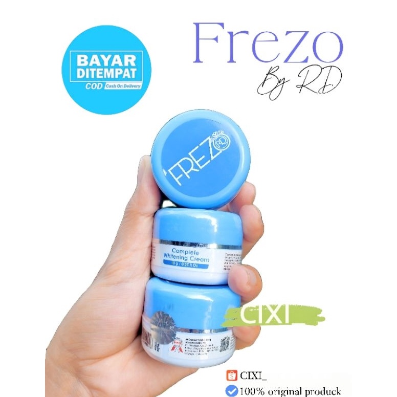ART E62K New FREZO by RD Krim 2in1 Siang dan Malam COMPLETE WHITENING CREAM Flek  Glowing  Kusam  Je