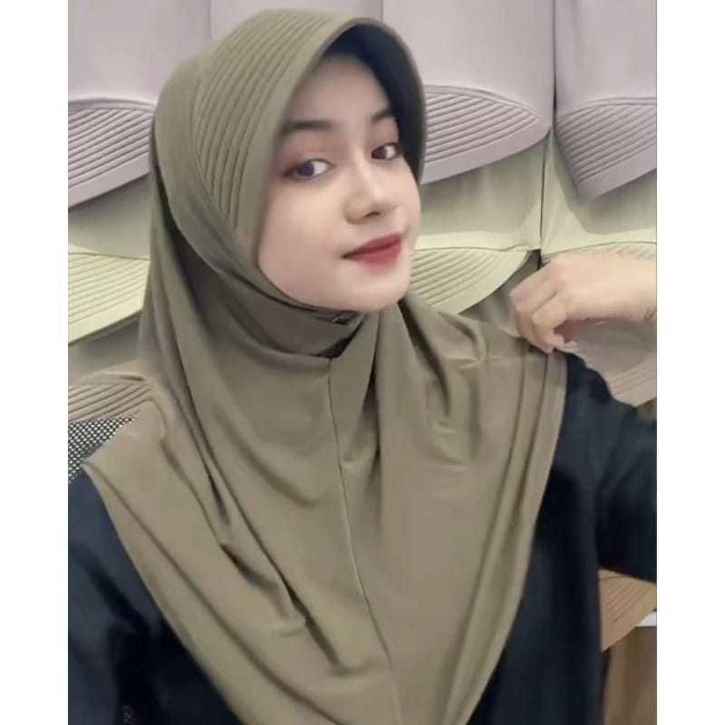 JILABB BERGO SPORT PET TEBAL SIZE M/ HIJAB SPORT PET TEBAL/ HIJAB  PET TEBAL/ KERUDUNG SPORT PET TEB