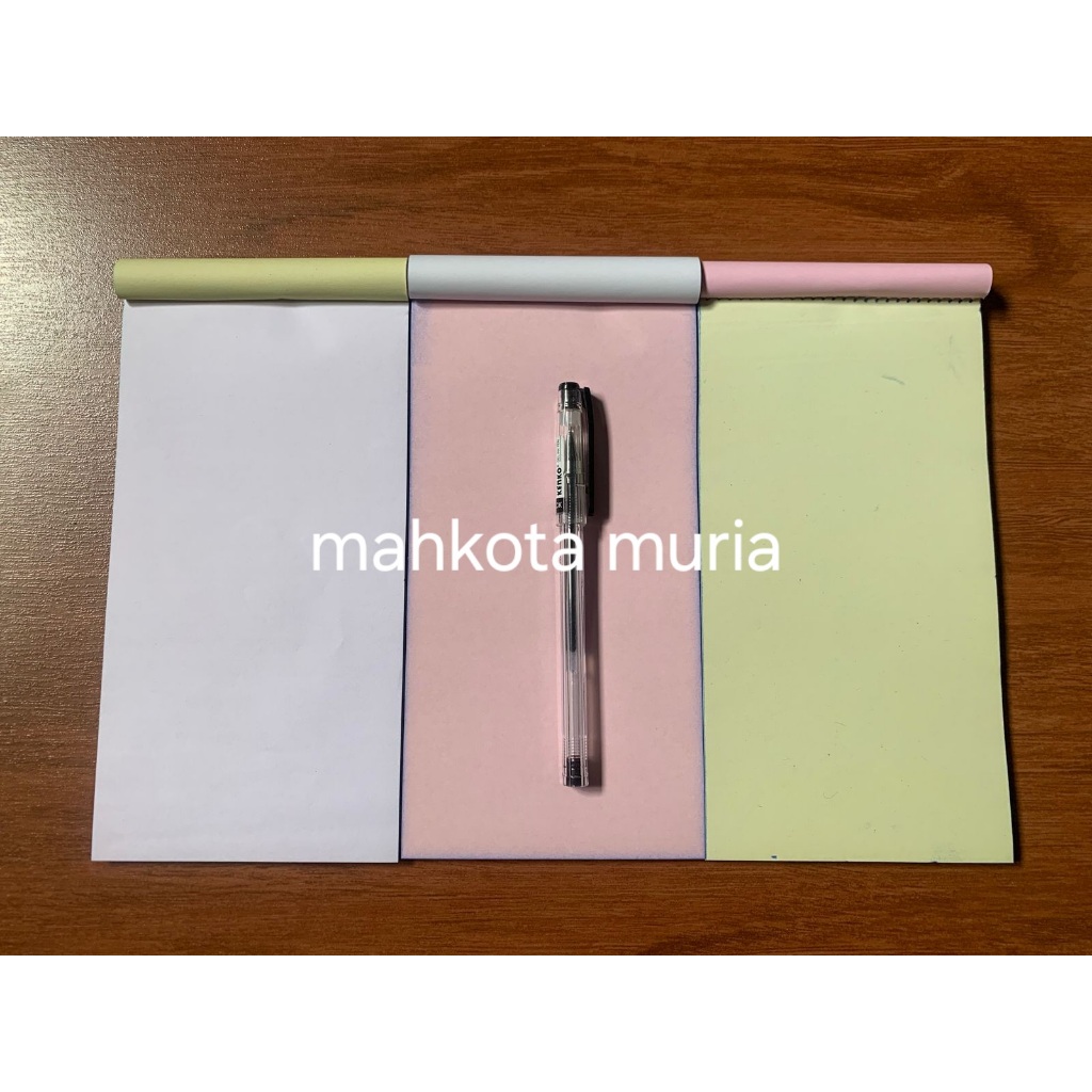 

NOTA NCR 3 PLY POLOS TANPA CETAKAN 1/3 FOLIO