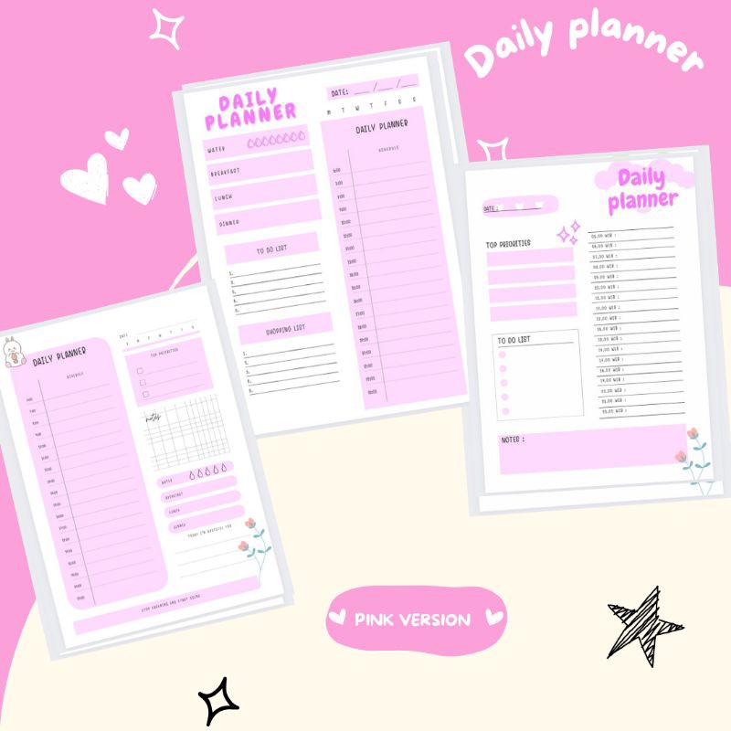 

DAILY PLANNER || ISI i BINDER 15 lembar