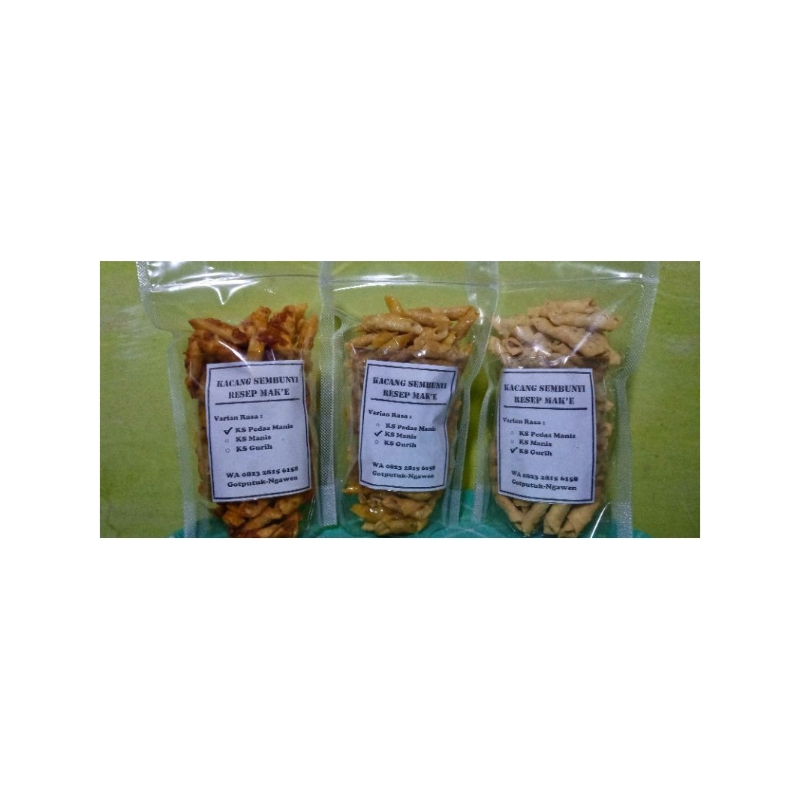 

Resep Mak'e Kacang Sembunyi (Paket 3 pcs)