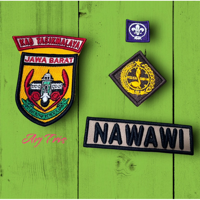 BORDIR PRAMUKA SATUAN TIMBUL