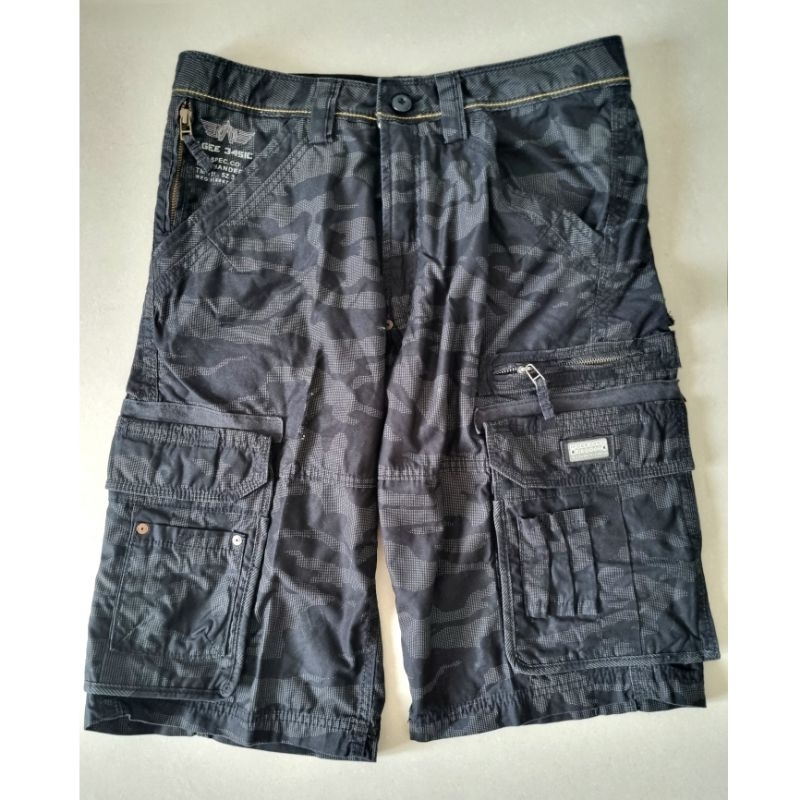 Celana Pendek Cargo Pria M.GEE 3451C Original / Second Preloved