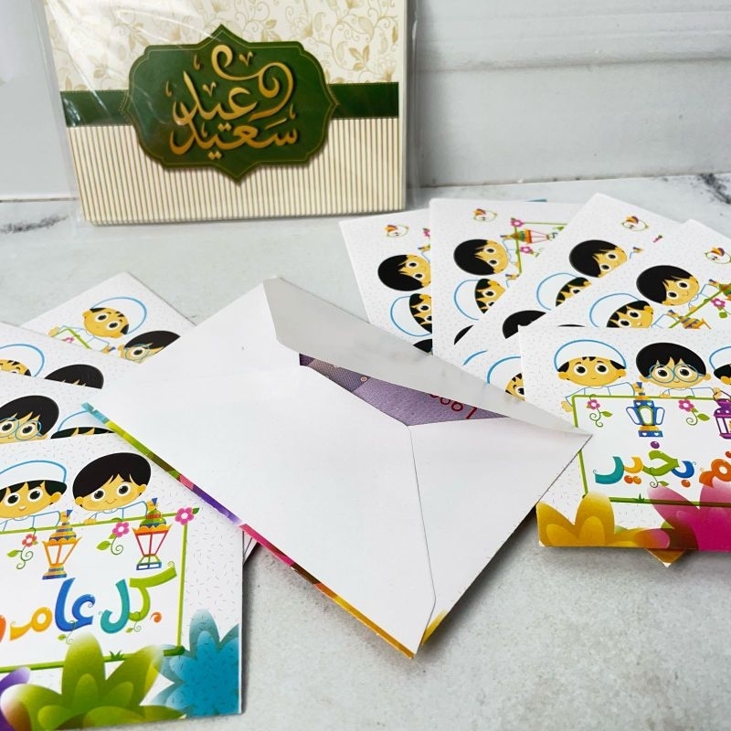 

AMPLOP LEBARAN 1 SET 10 KECIL UKURAN 7,3 X 10,5