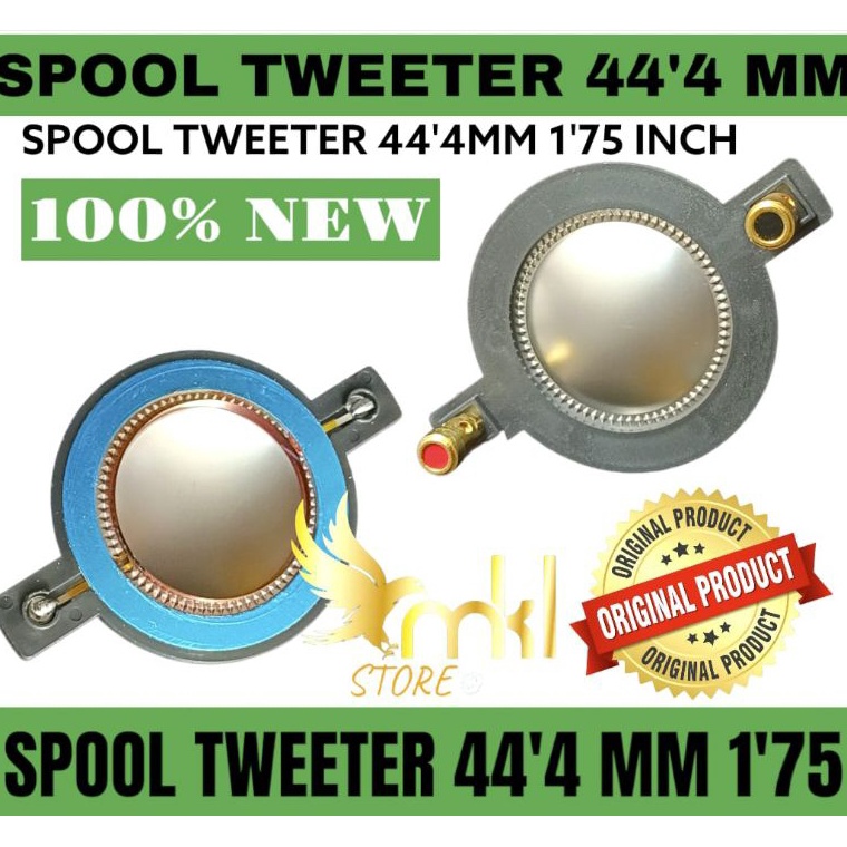 Baru IYO SPOOL TWEETER SOUND UKURAN 444MM SPOOL DRIVER TWEETER 444MM 175 INCH