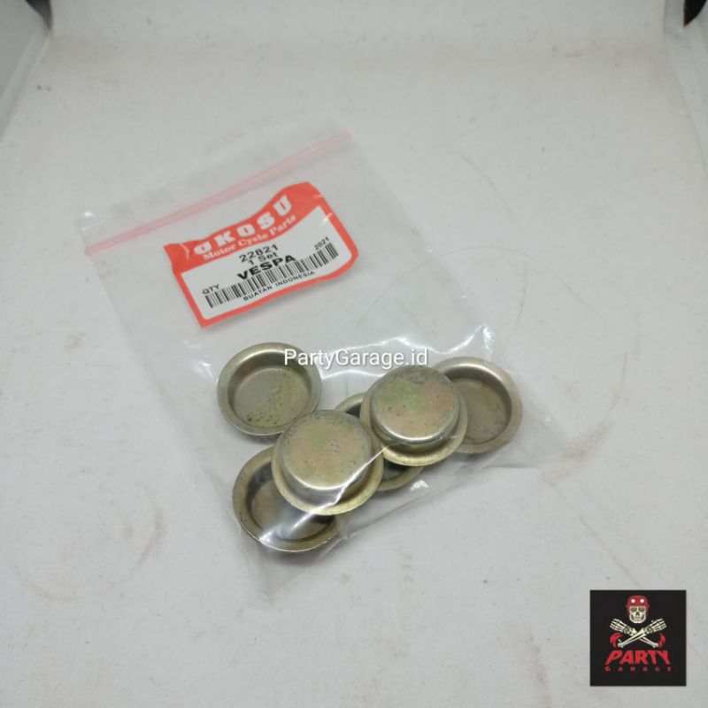 TOPI MANGKOK DUDUKAN PER KOPLING PENAHAN PER KOPLING VESPA ISI 6